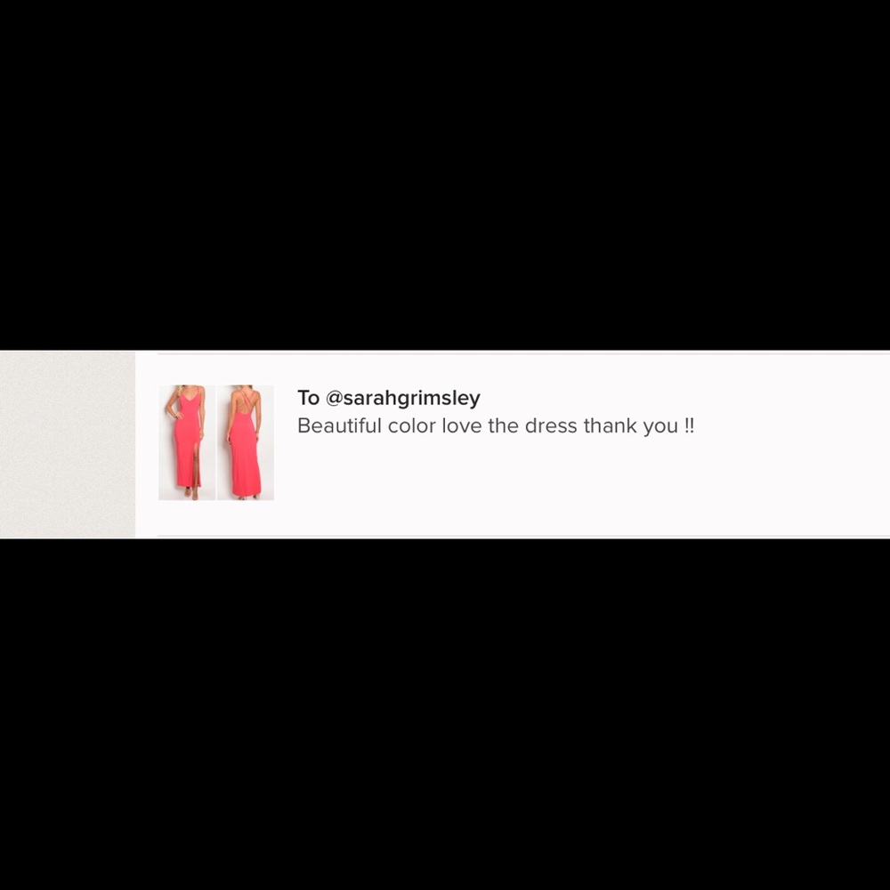 Jaime Pink Strappy High Slit Maxi 06001 - Picture 4 of 4